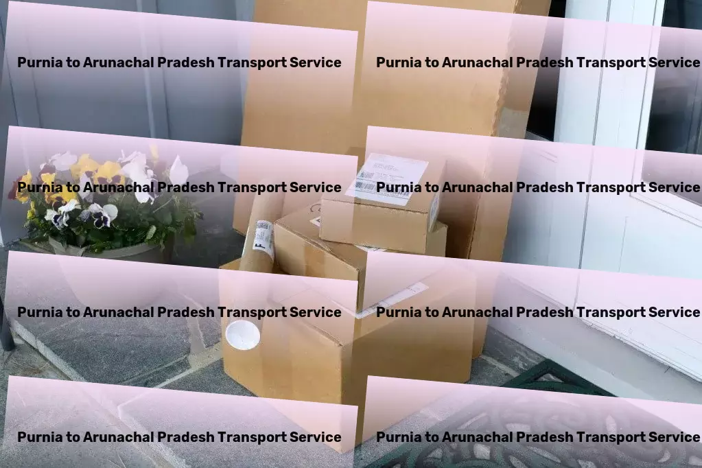 Purnia to Arunachal Pradesh Bike Transport And Scooty Courier Fast goods transport solutions