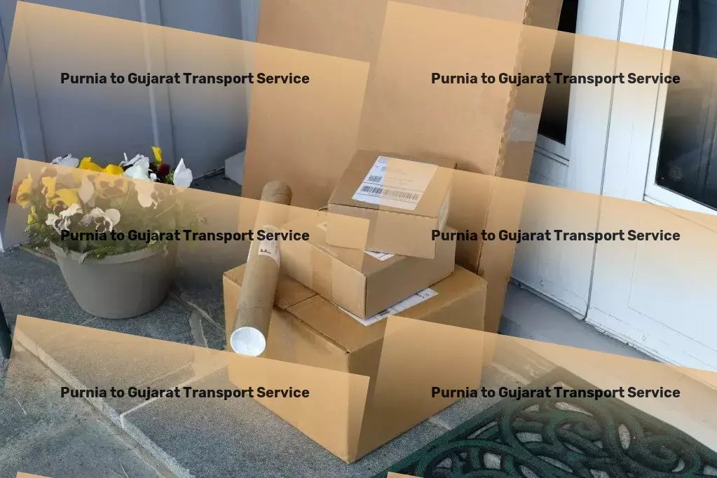 Purnia to Gujarat Transport Redefining transportation services across the Indian landscape! - Industrial package transport